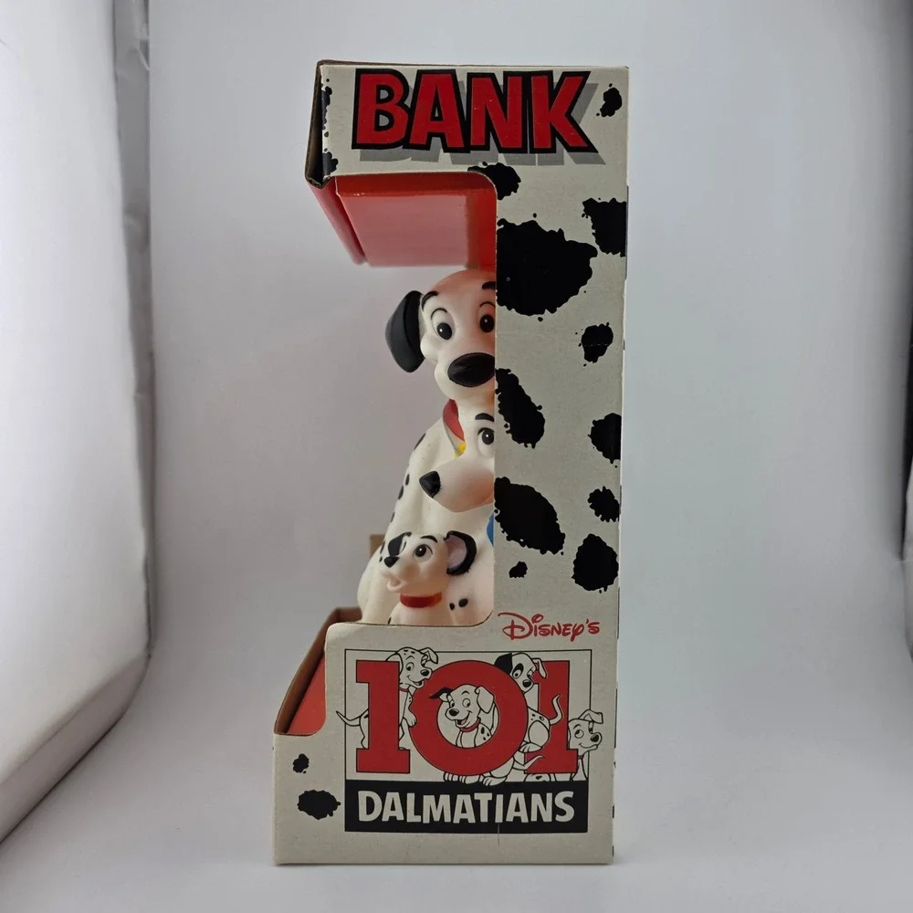 101 Dalmatians Dog Bank Pongo Perdita Puppy Happiness Express Disney NIB Vintage